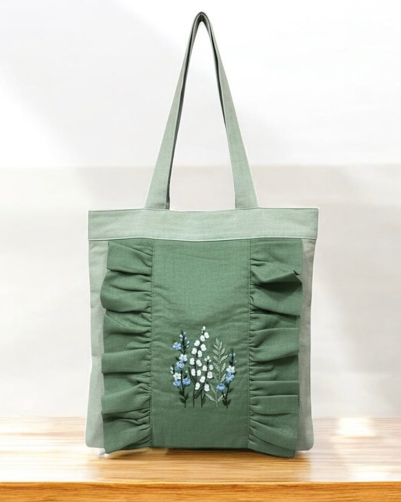 Forest pearl tote bag