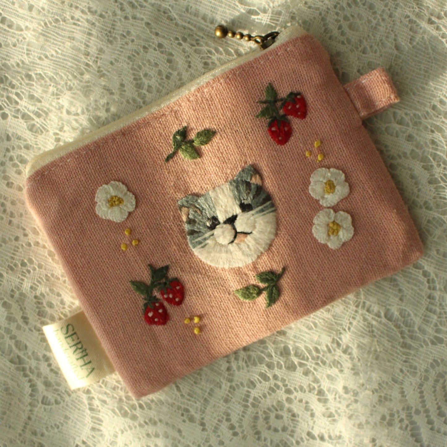 Strawberry cat bags