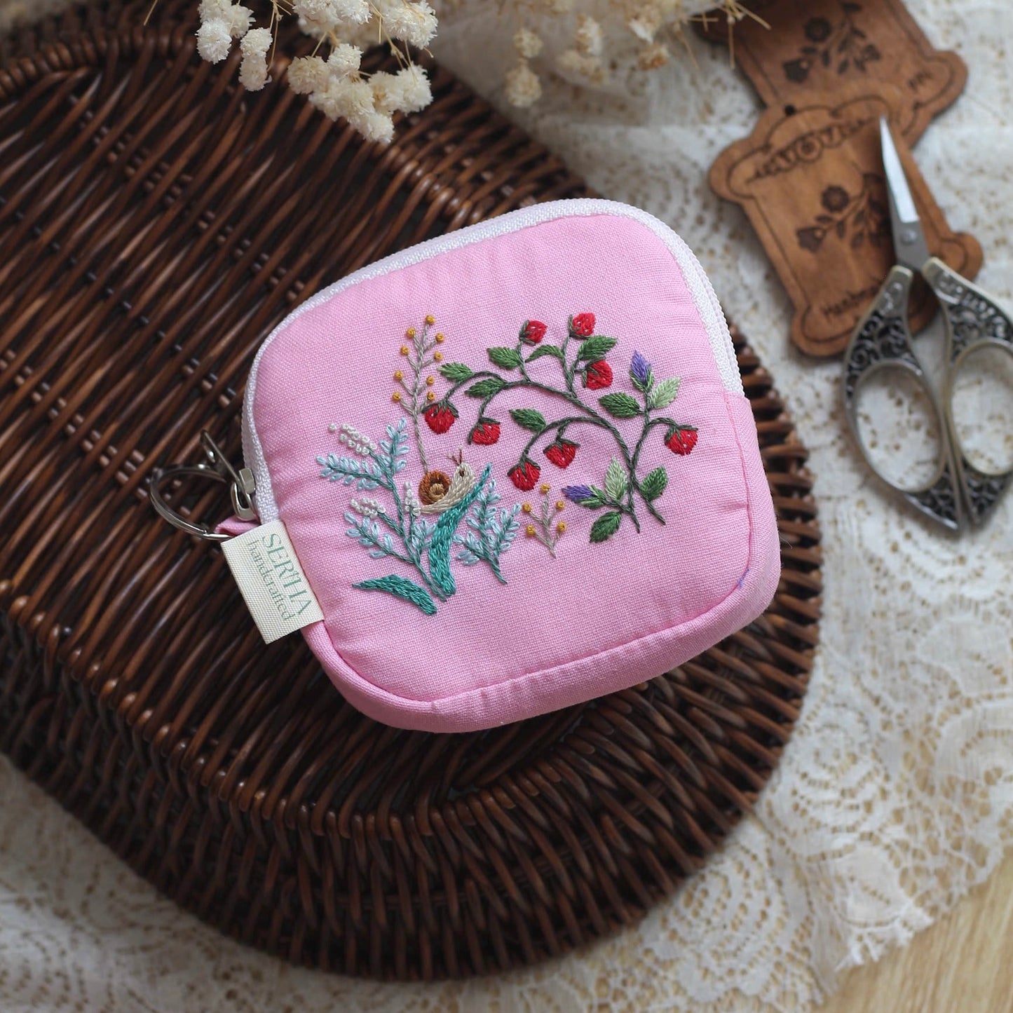 Strawberry Forest pouch